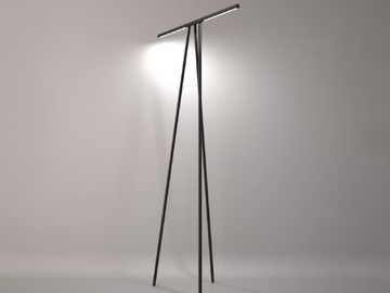COLIBRÌ TRIPODE - LED aluminium floor lamp with tripod by Martinelli Luce - view 3